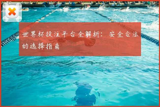 世界杯投注平台全解析：安全合法的选择指南